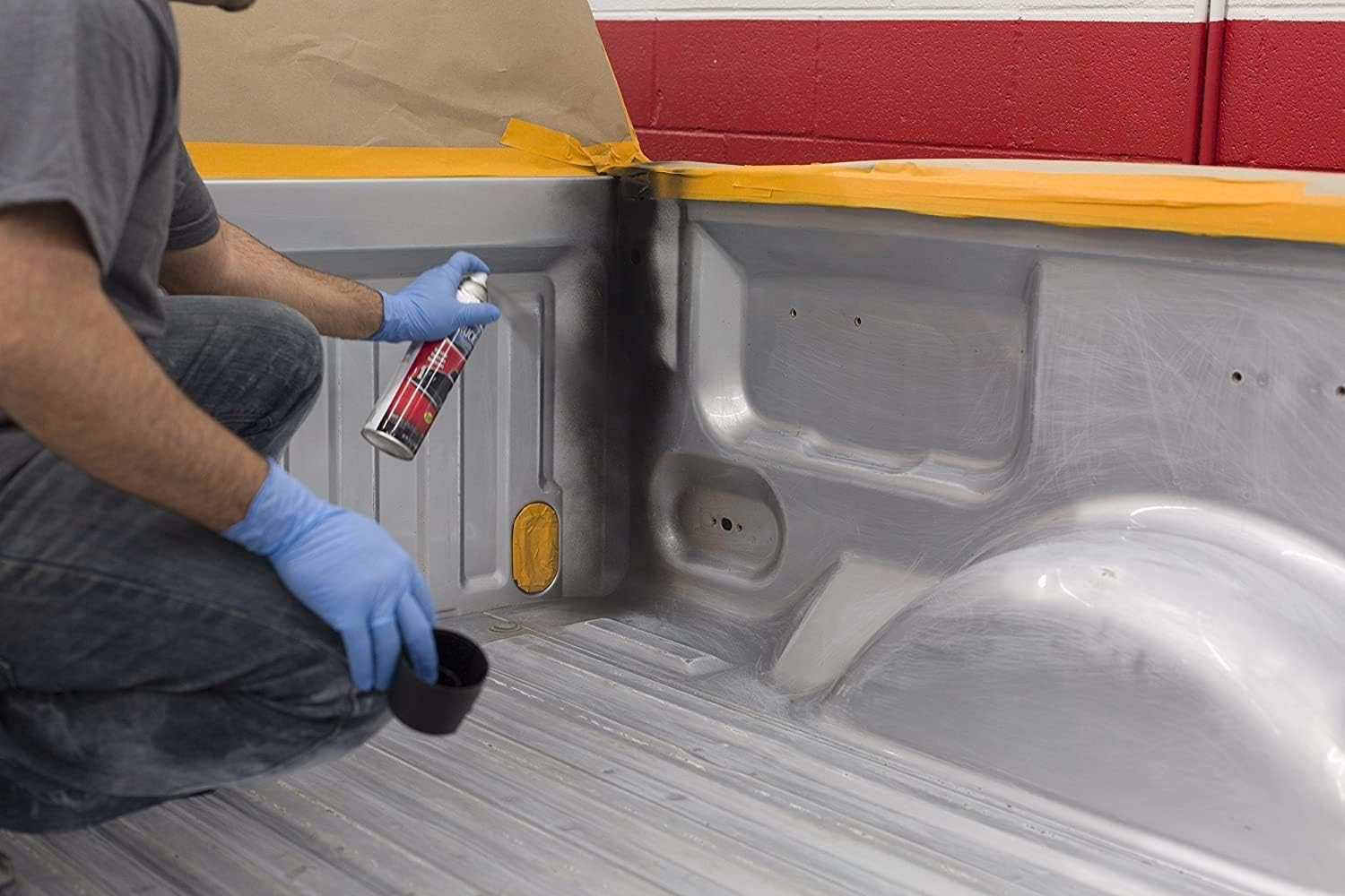 Rust-Oleum 248914-2PK Truck Bed Coating Spray Paint, 15 Oz, Black, 2 Pack