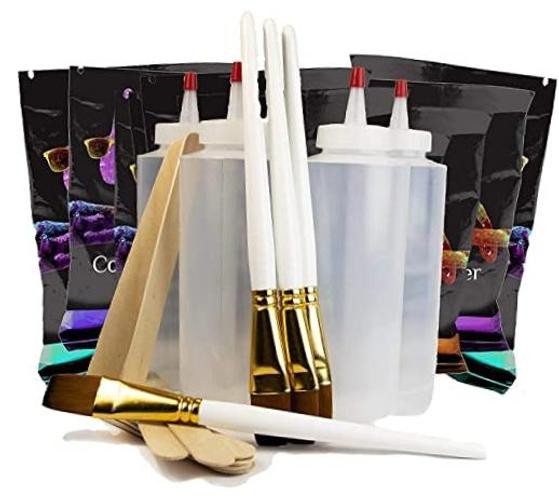 Sidewalk Chalk Paint Kit, Outdoor Chalk Paint Kit, 10 Vibrant Colors Regular