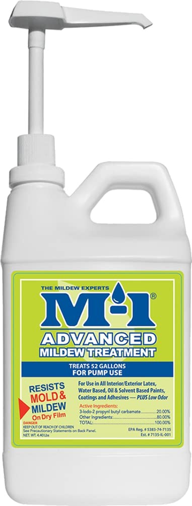 M-1 78964M Amcp Advanced Mildew Treatment, 4.5 Lb, Dispenser Container, Pale, Li