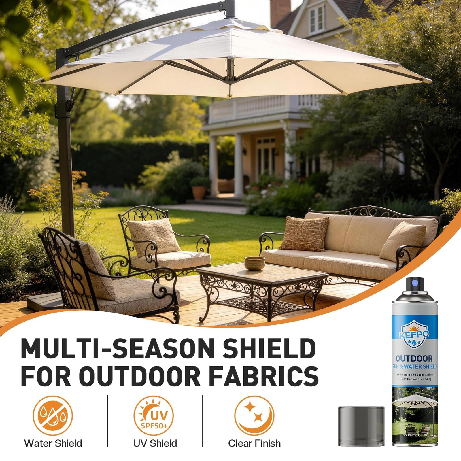 Outdoor Fabric Protector Spray: Waterproof & UV Protection for Patio Furnitur…