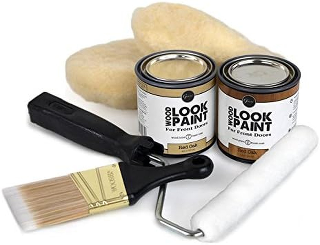 Red Oak Wood Look Paint Kit for Doors – Transform Your Space!