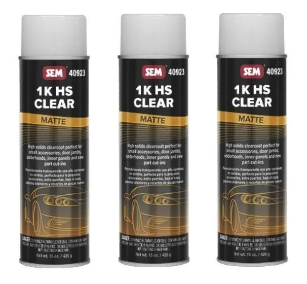 1K HS Matte Clear 40923 SEM 40923 (3 Pack)