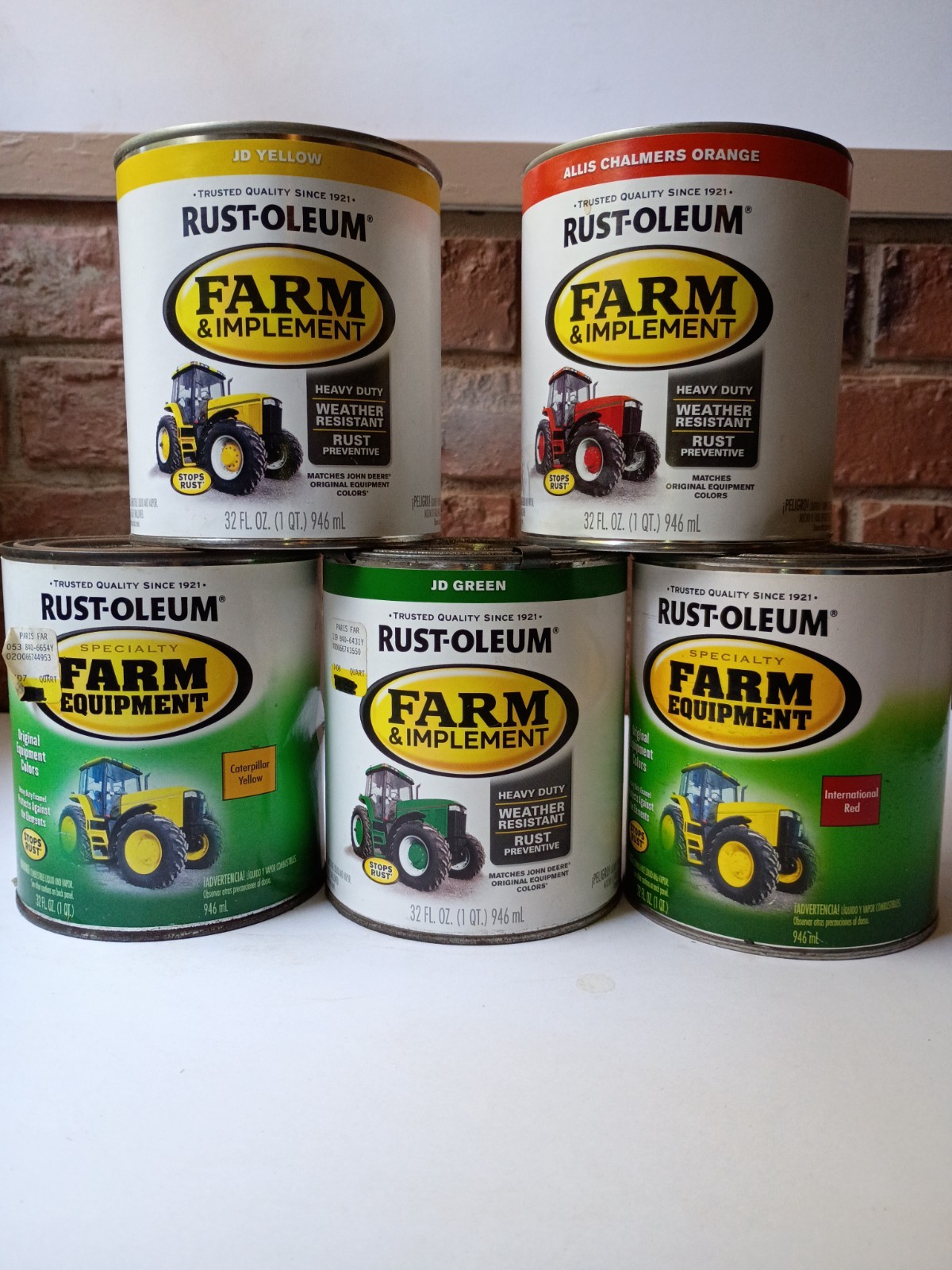 Rust-Oleum® Farm & Implement Enamel Paint – 1 qt. (Choose your color)