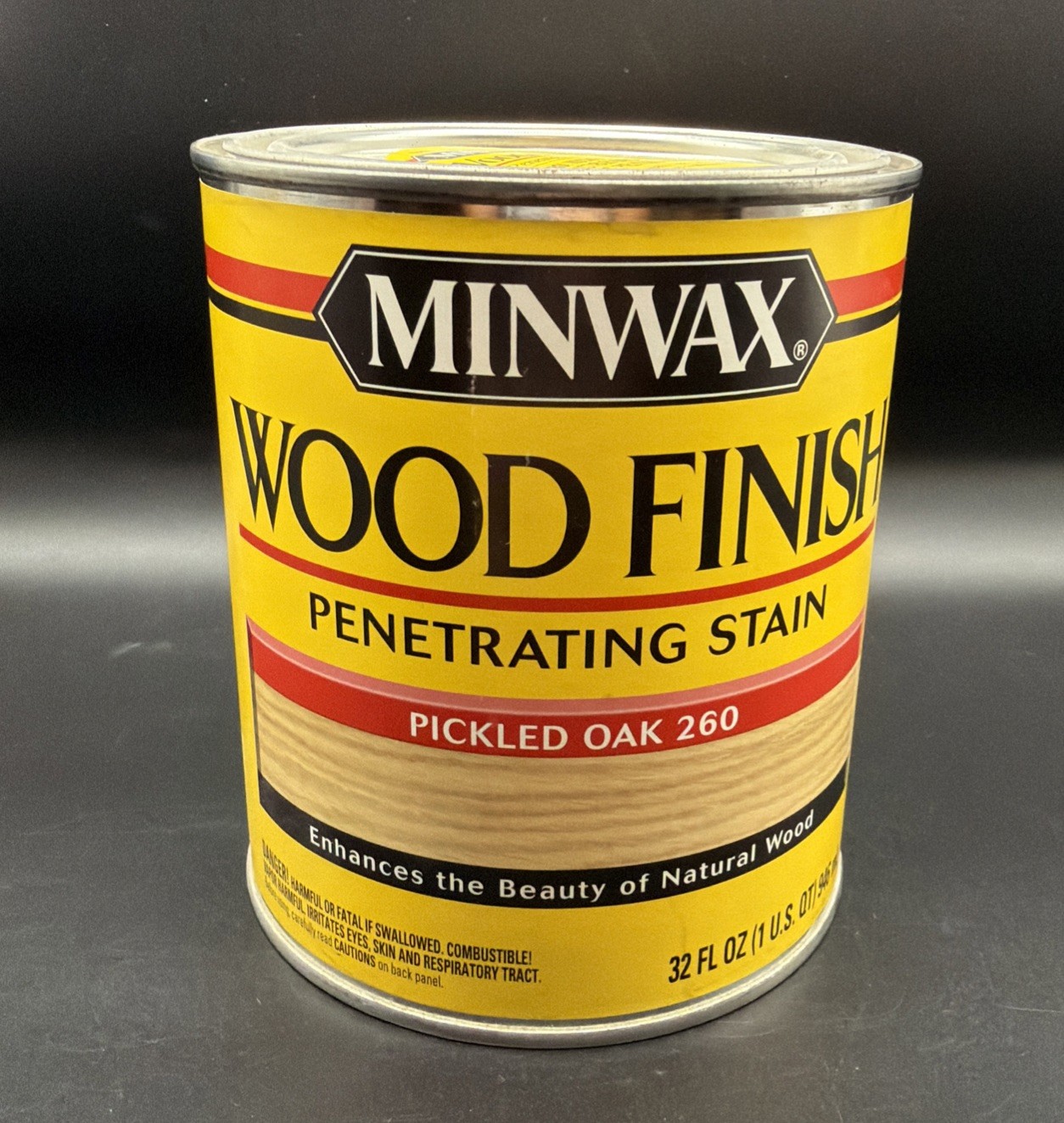 Minwax Pickled Oak 260 Wood Finish Oil Based Wood Stain 1 Quart New Discontinued