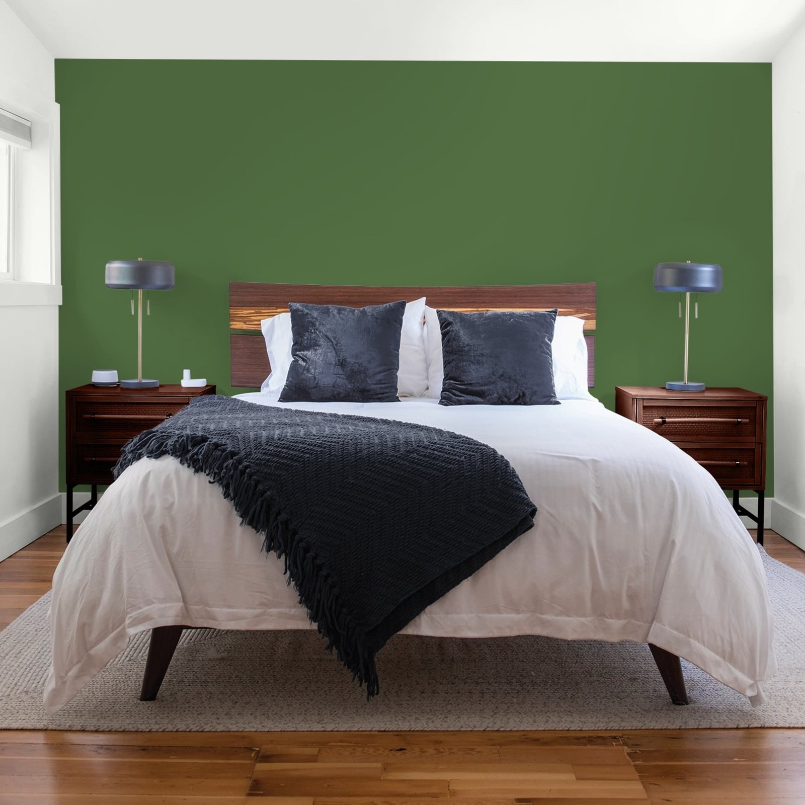 One Coat Mountain Forest / Green Flat Interior Paint W/ Primer 1 Gallon