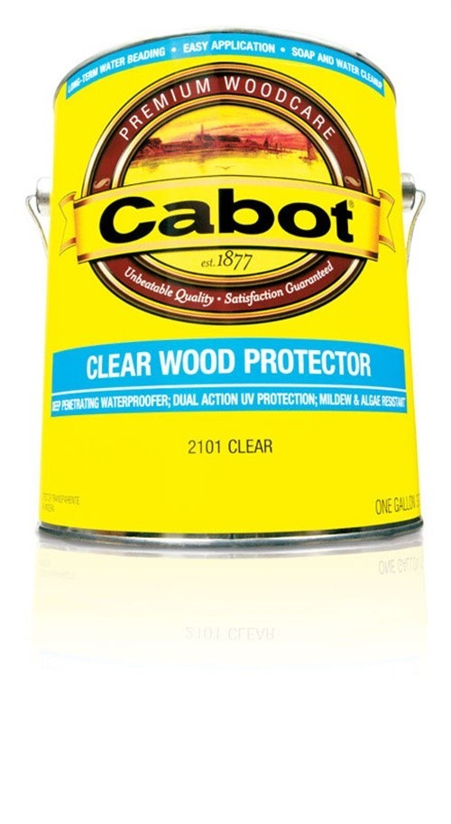 Cabot Stain Water Based Finish: Flat Clear Container Size Gl Low Voc (Pack of 4)