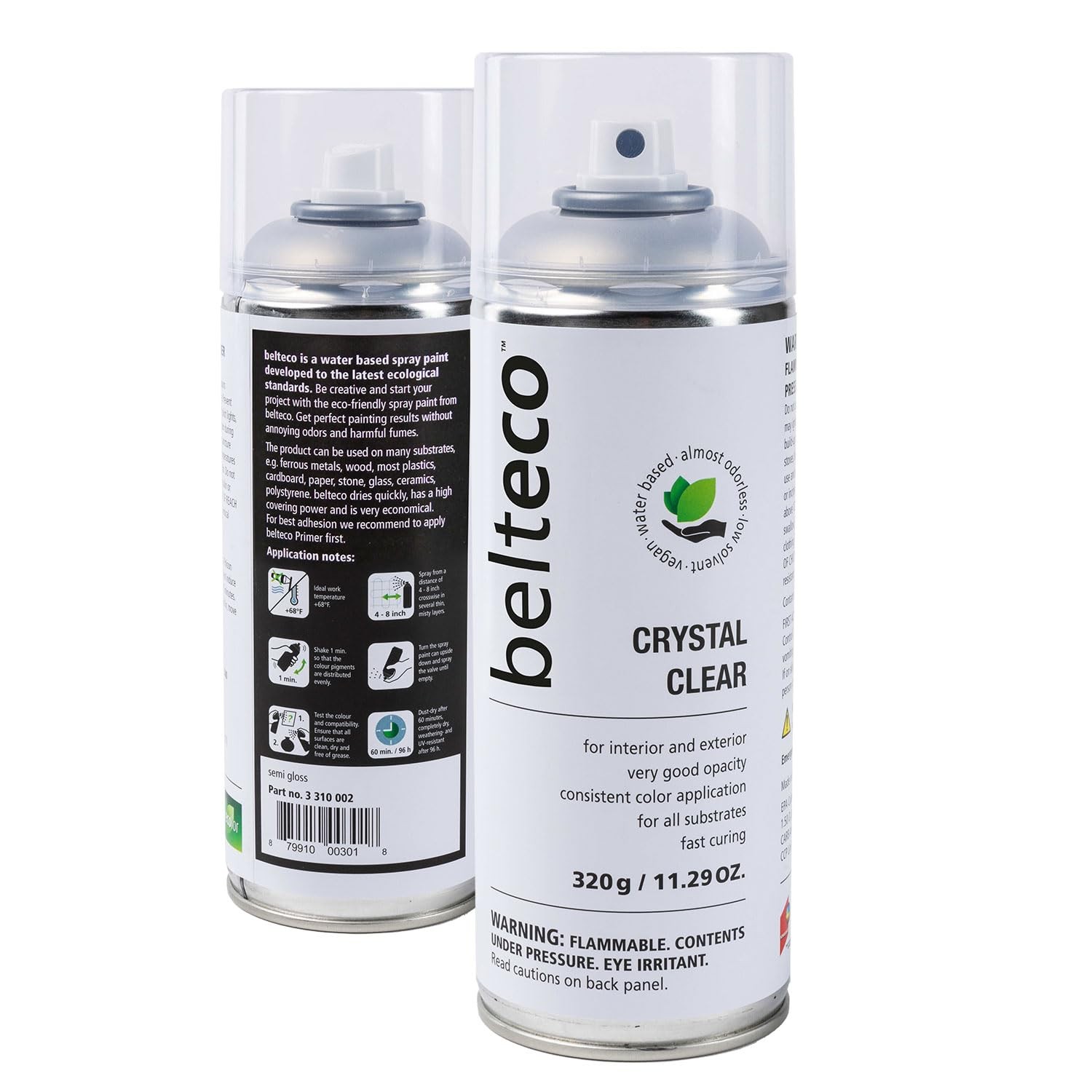 Crystal Clear Semi Gloss Spray Paint | Water based & Odorless | Eco-Friendly …