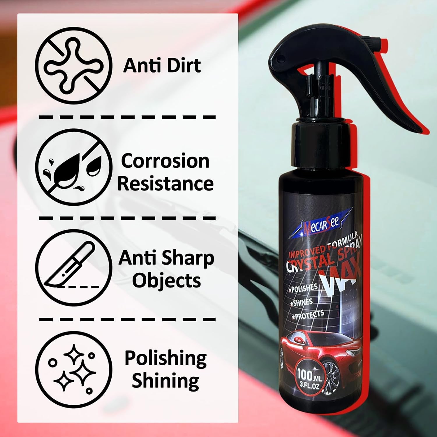 Nano Ceramic Coating Car Wax Spray – Professional Paint Protection with Deep Glo