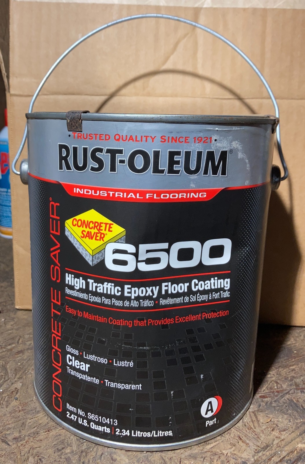 Rust-Oleum 6500 High Traffic Epoxy Floor Coating Part A – Clear