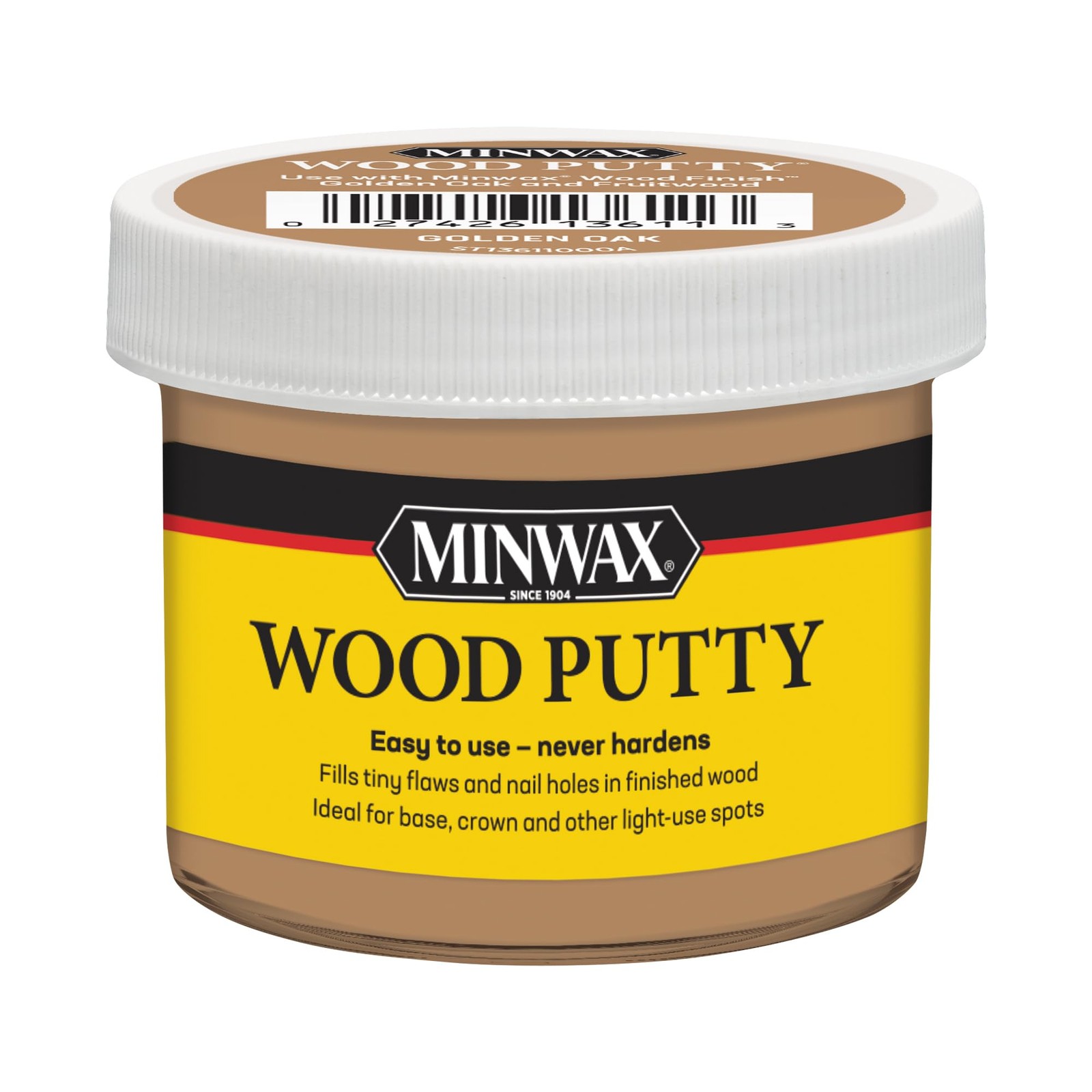 Minwax Wood Putty, Golden Oak, 3.75 oz. 3. 75 oz., Oak