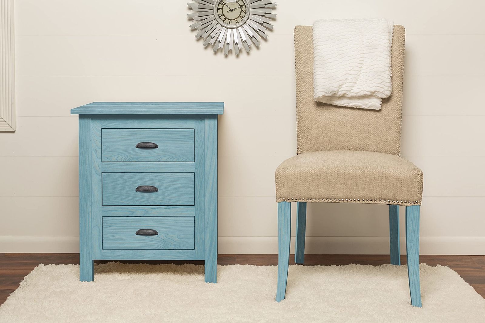 Varathane Premium Fast Dry Wood Stain Quart Vintage Aqua One Coat Coverage