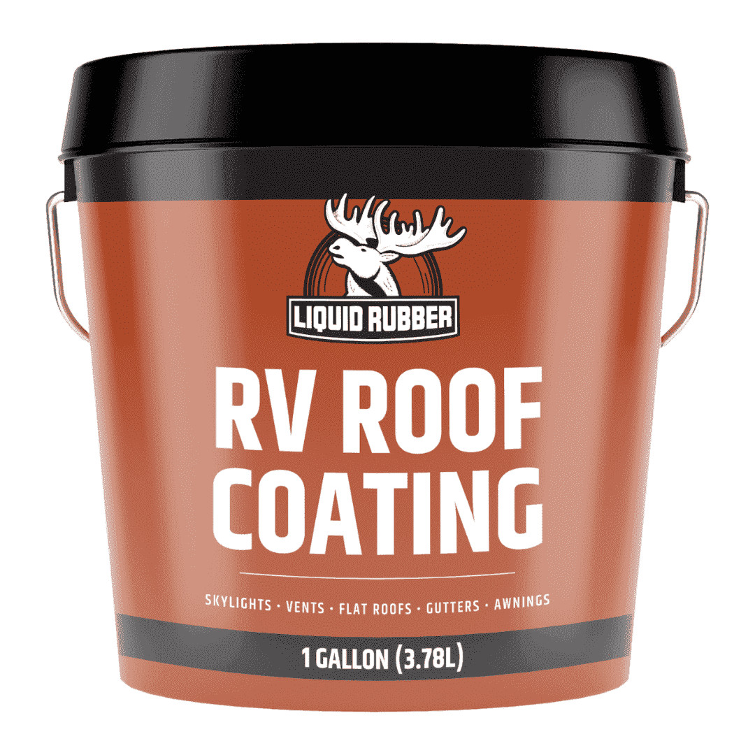 Solar Reflective RV Roof Sealant – Liquid Rubber, White, 1 Gallon, 50 Sq Ft