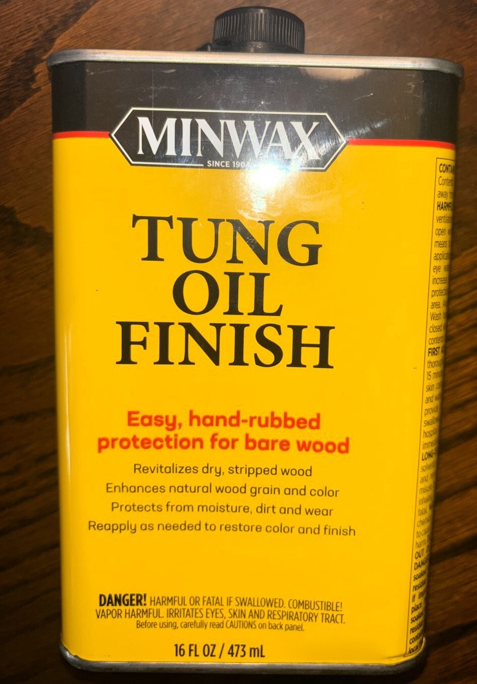 MINWAX TUNG OIL FINISH 47500000. 16 FL OZ