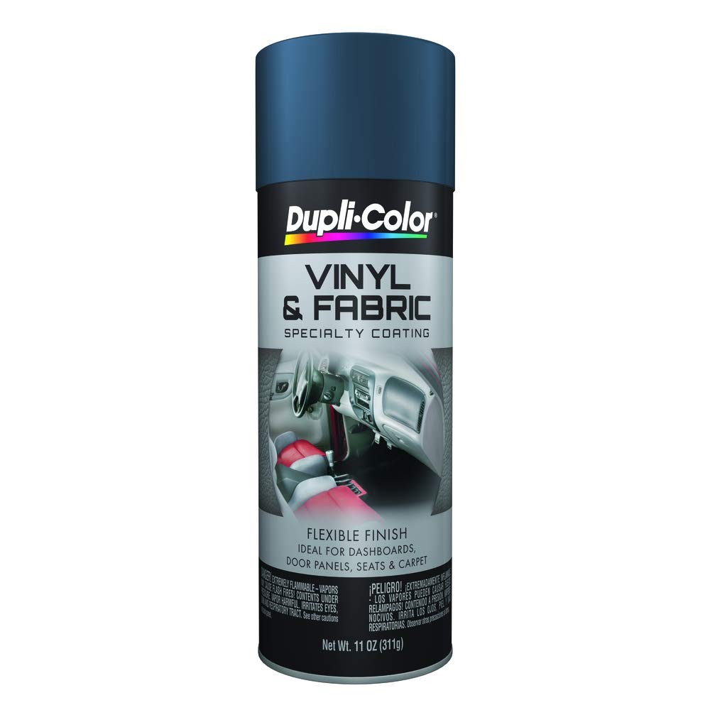 Dupli Color Medium Blue Vinyl And Fabric Spray Paint Pack Of 6 Automotive 11Oz