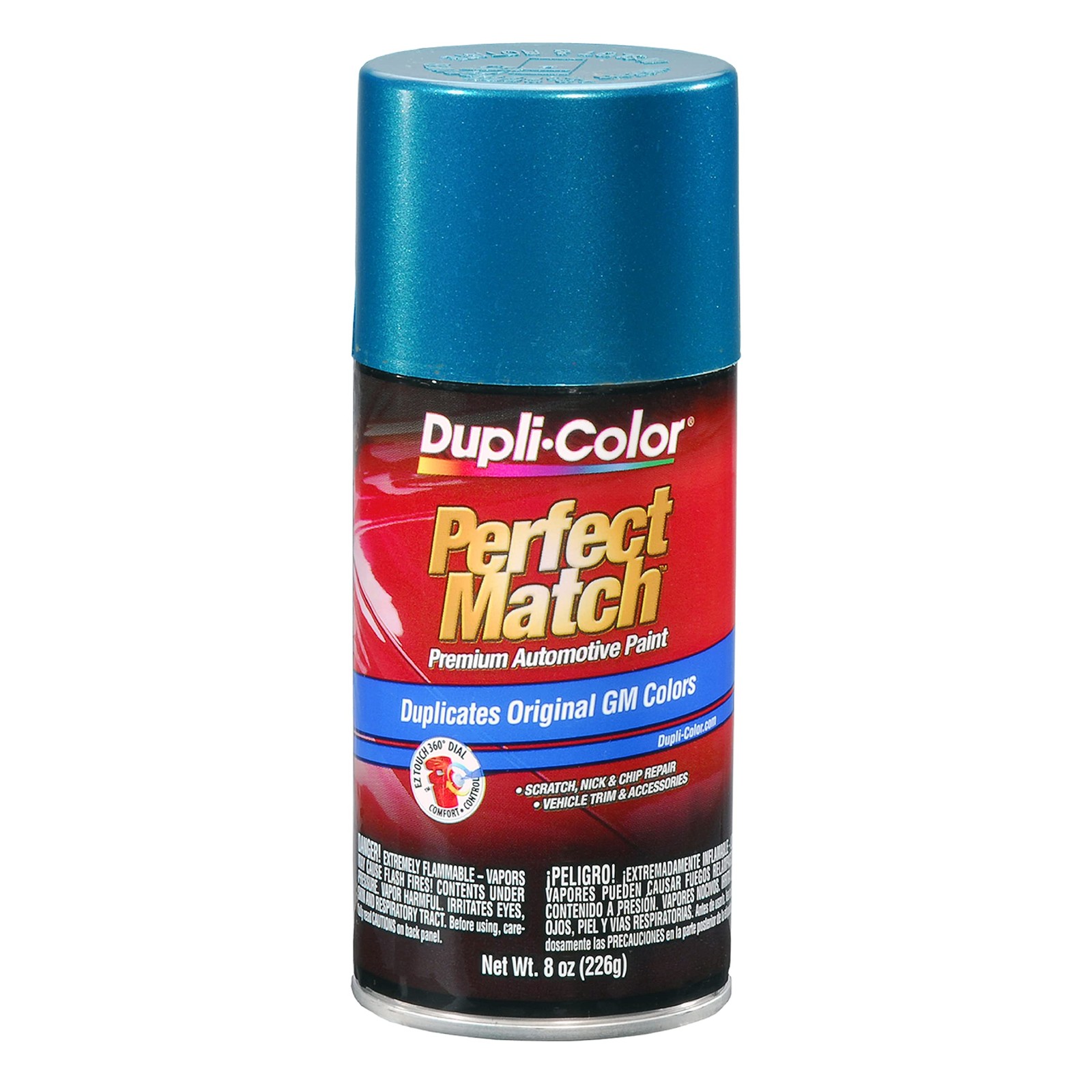 Perfect Match Premium Automotive Paint, Bright Aqua, 8 oz Easy Application