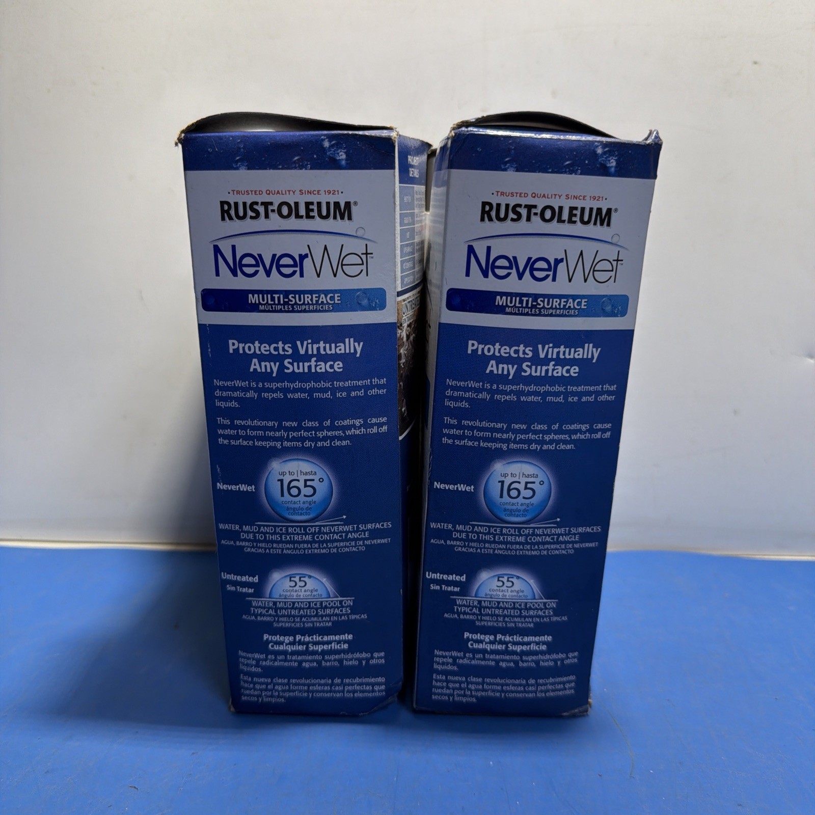 2x Rust-Oleum NeverWet Multi-Surface Liquid Repelling Treatment Kits. Read