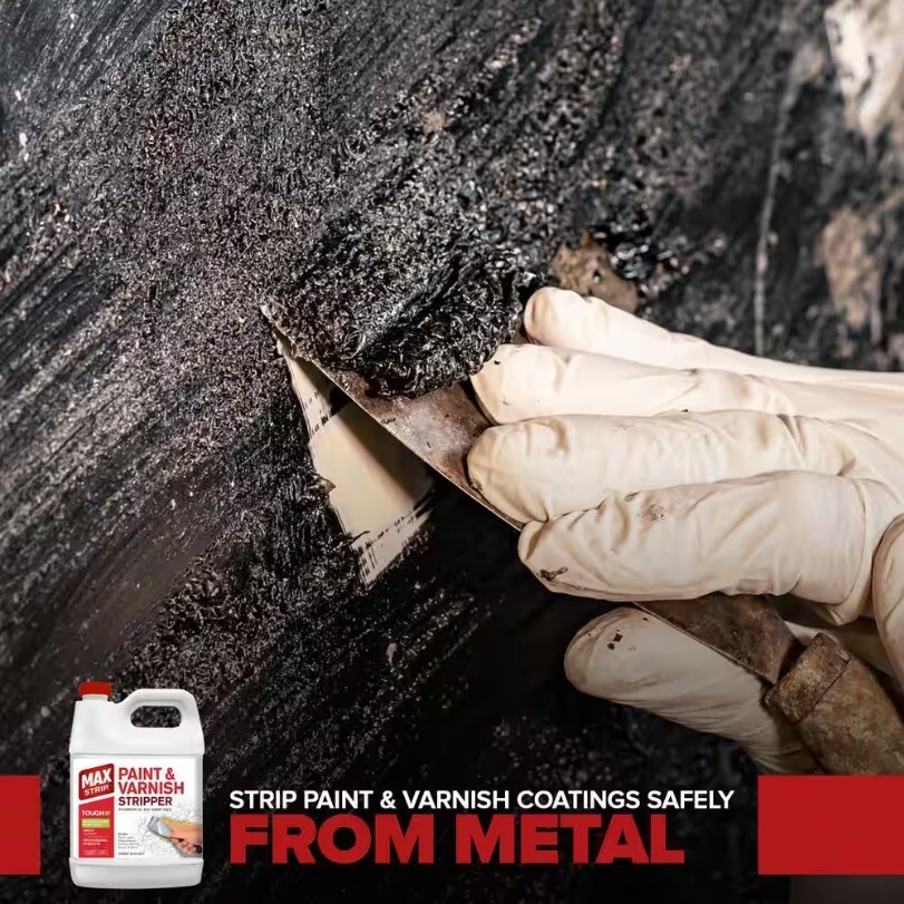 Max Strip Paint & Varnish Stripper Powerful Non-Drip Gel – 32 oz.