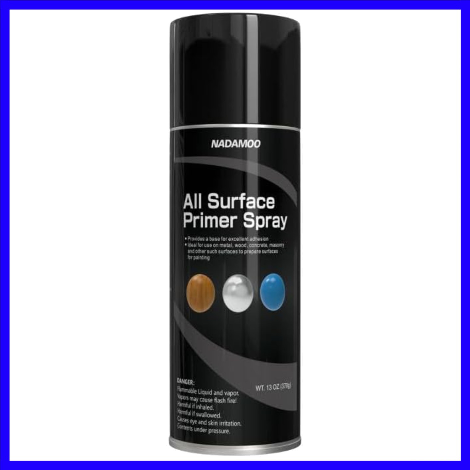 All Surface Primer Spray, One-Part Epoxy Primer Matte Black, 1 Can, Enhance A…