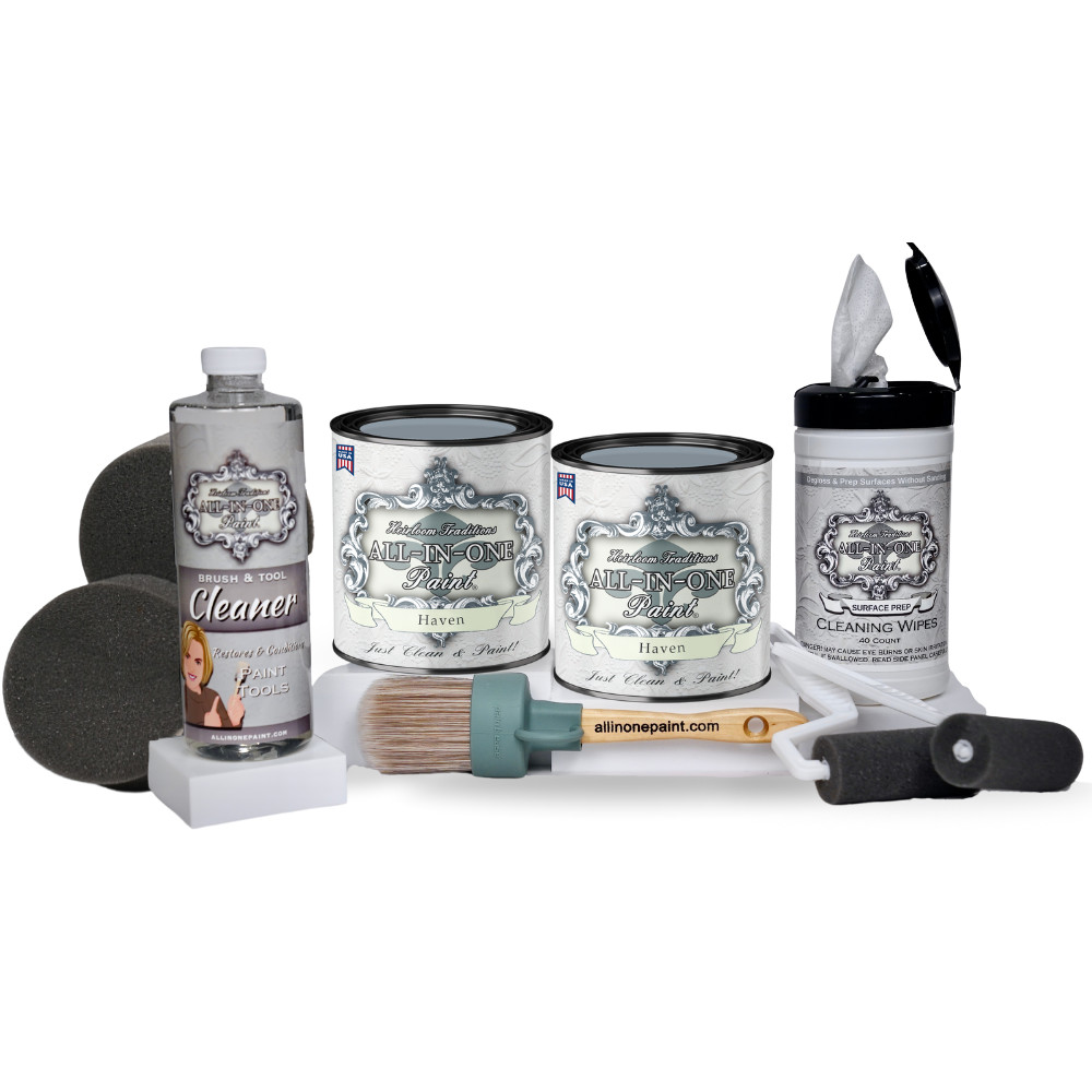 ALL-IN-ONE Paint 2 Quart Cabinet Paint Bundle – Haven