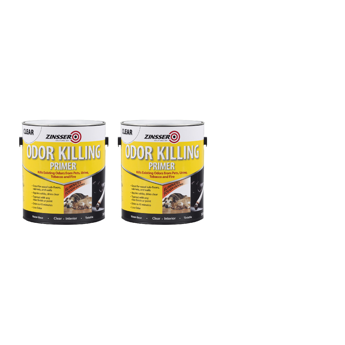 Zinsser 305928-2Pk Odor Killing Premiumr Gallon White 2 Pack 305928Ct