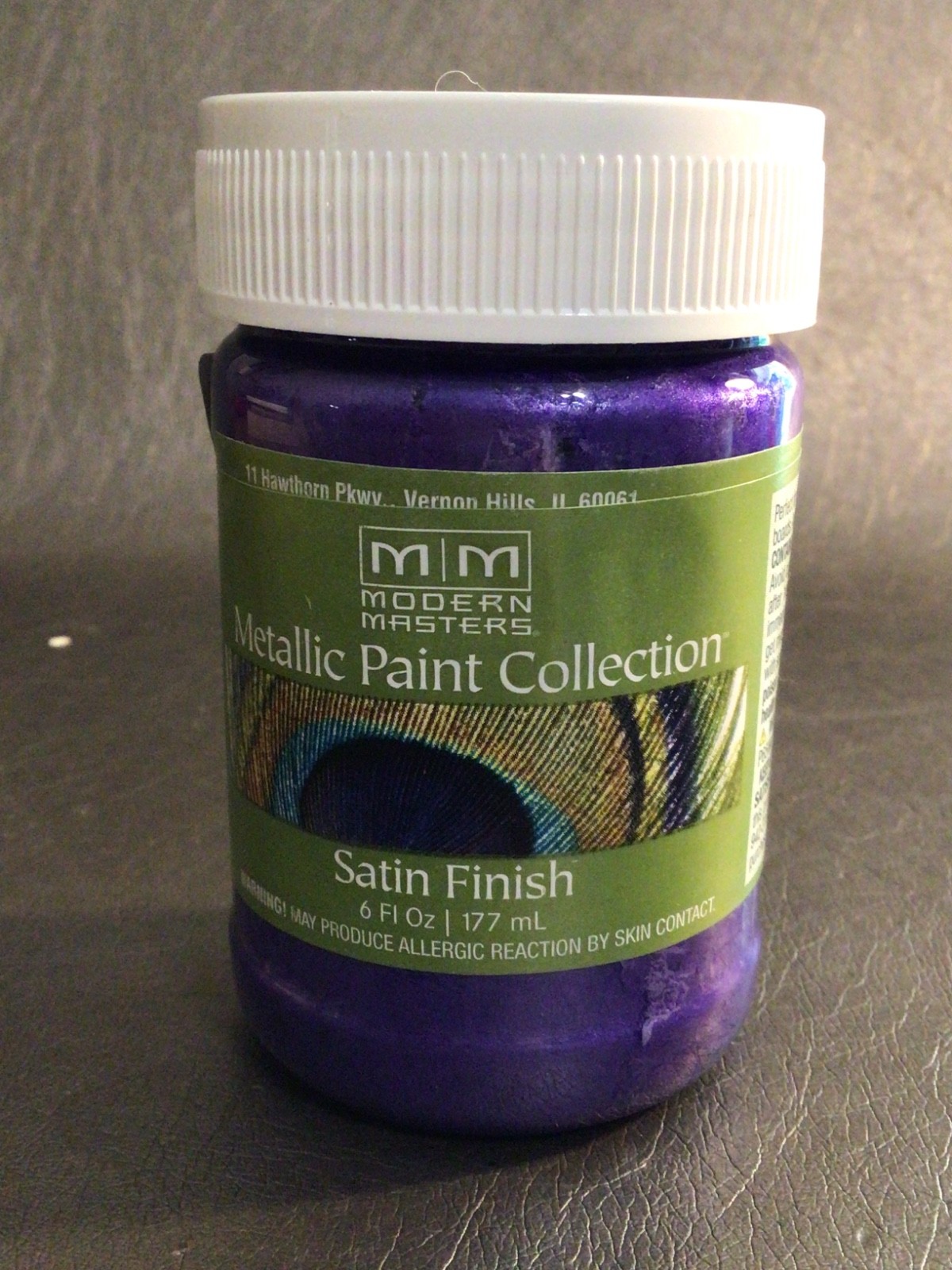 Modern Masters Amethyst Purple Metallic Paint Collection Satin Finish 6 oz Jar