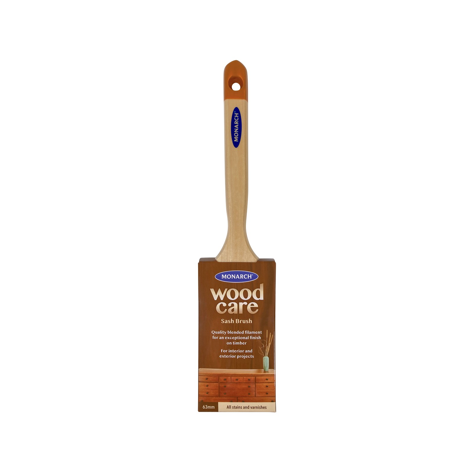 Monarch 63mm Woodcare Sash Paint Brush