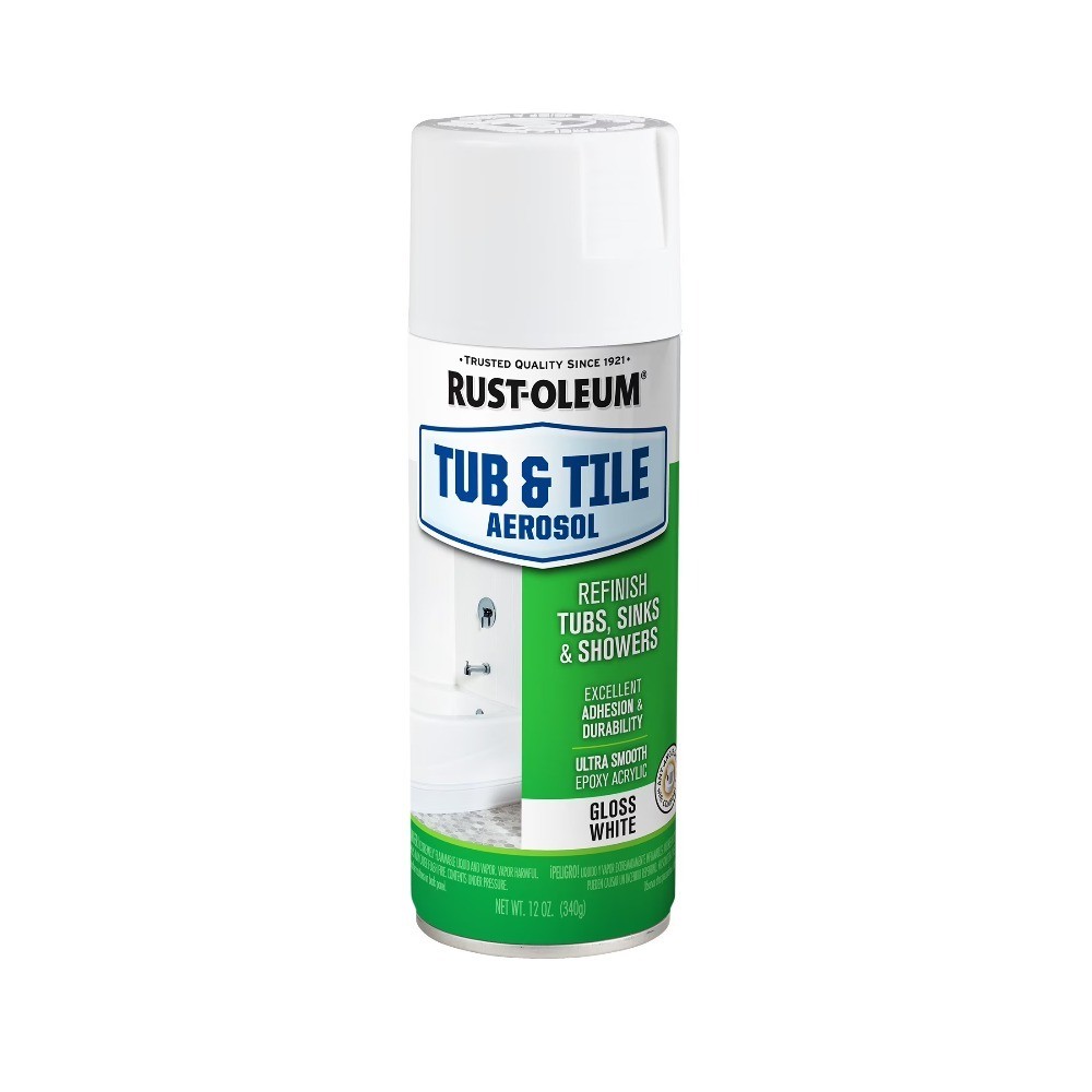 Tub and Tile White Spray Paint-280882, 12 oz