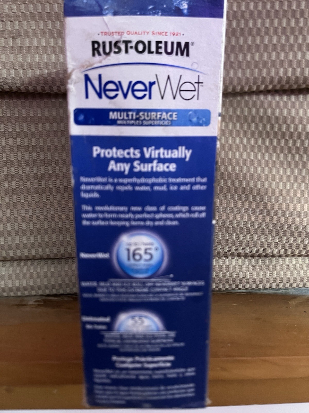 Rust-Oleum NeverWet 18 oz Multi-Surface Spray Liquid Repelling Treatment – NEW