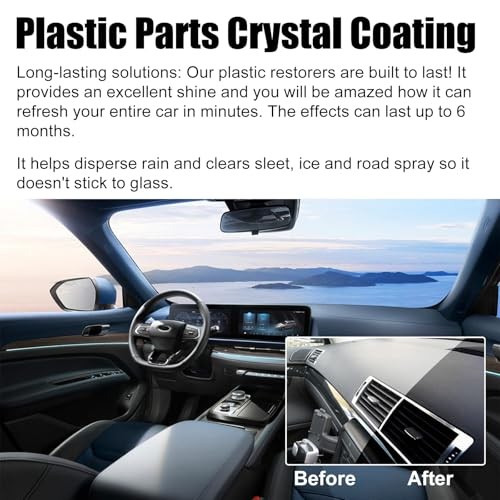 Crystal Coating for Car, Plastic Parts Crystal Coating Plastic Restorer