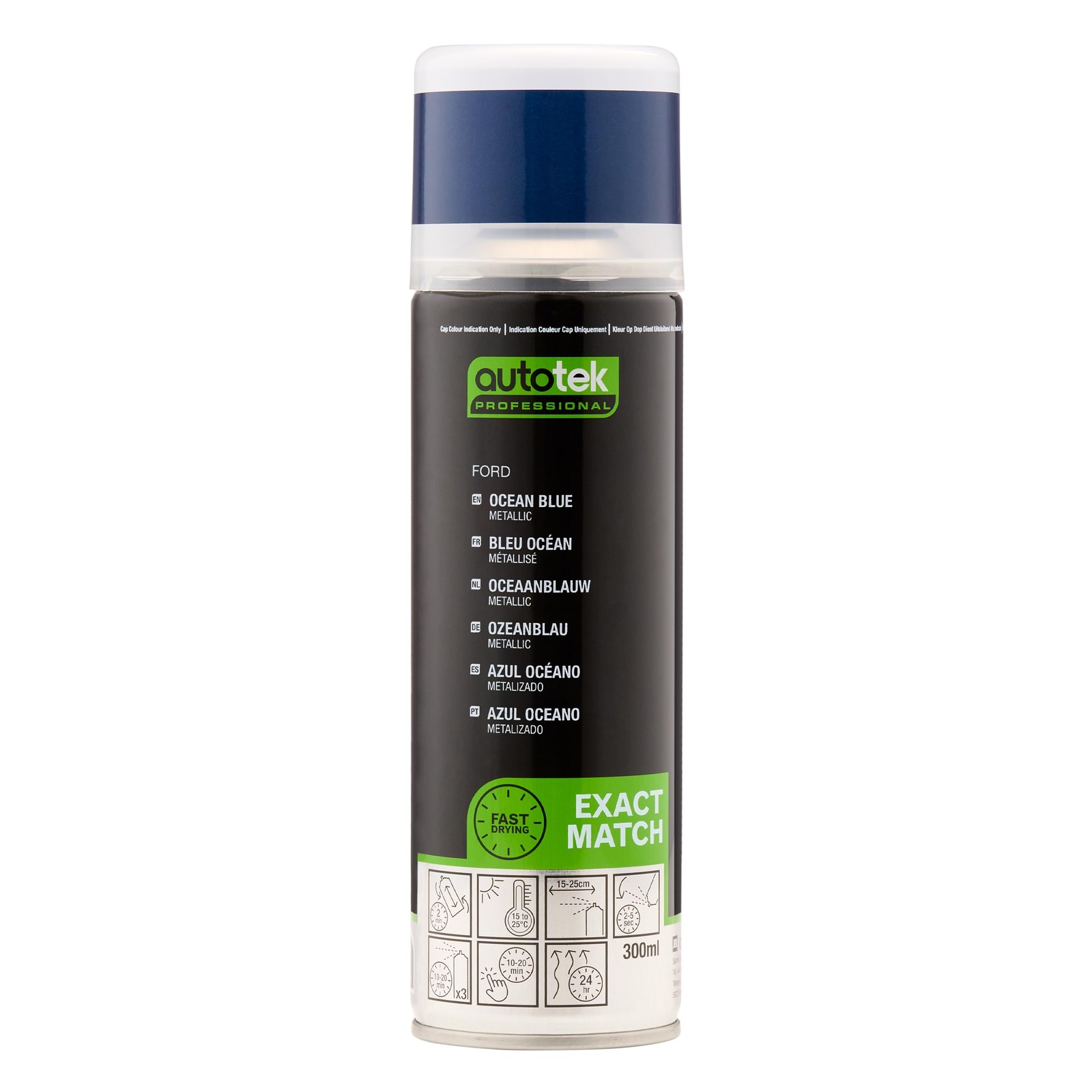 Professional Exact Match Car Spray Paint, Ford Ocean Blue Metallic Aerosol Sp…