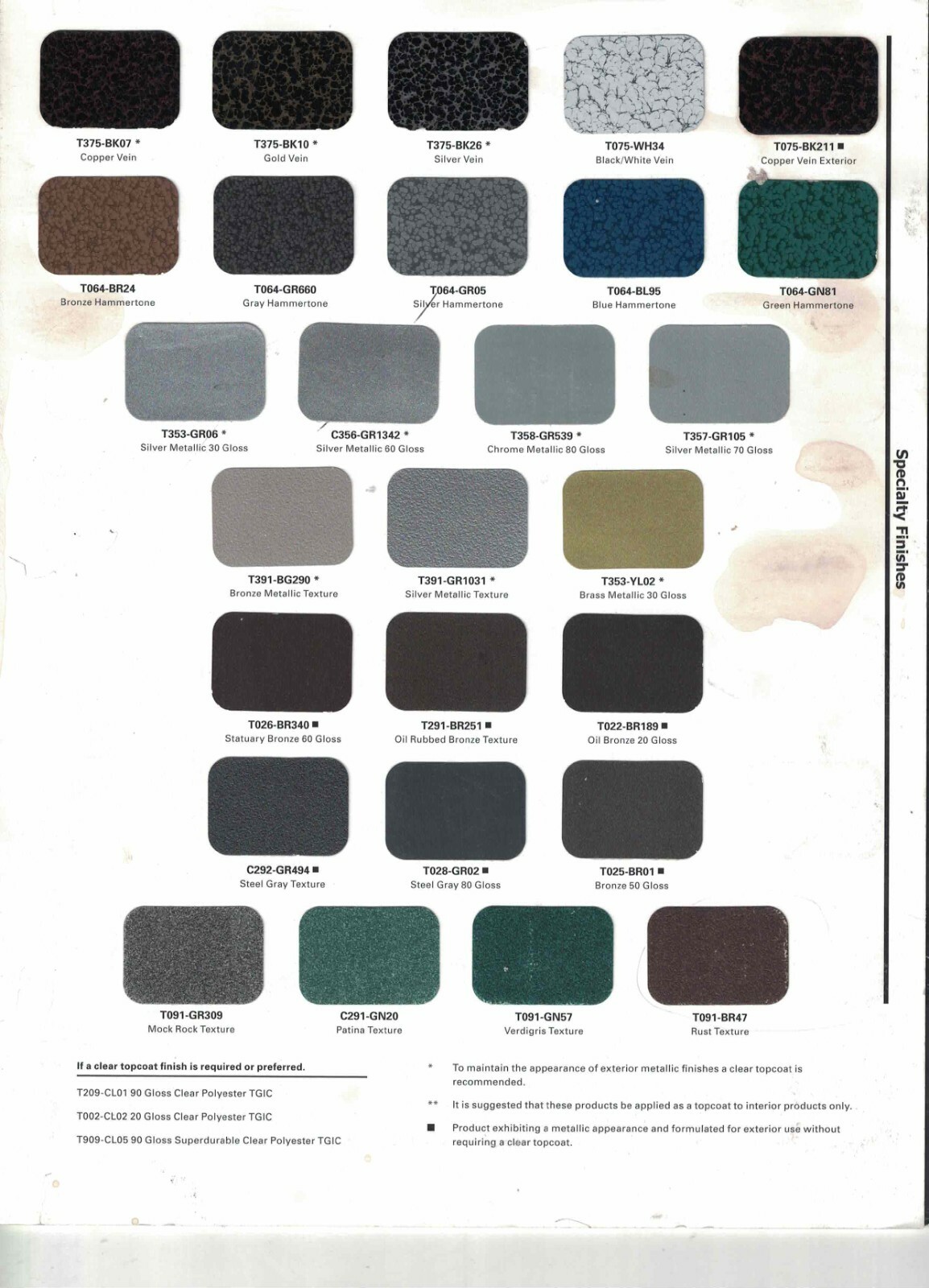 A-4126-BR340: Statuary Bronze Metallic S/G Powder Coating Touch-Up Spray Paint