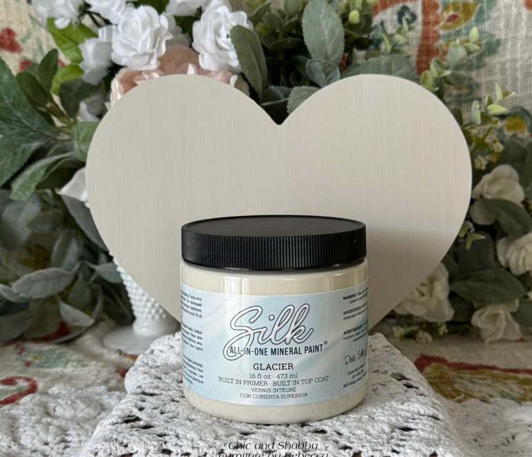 New Sealed Glacier Dixie Belle Silk All-in-One Mineral Paint 16oz