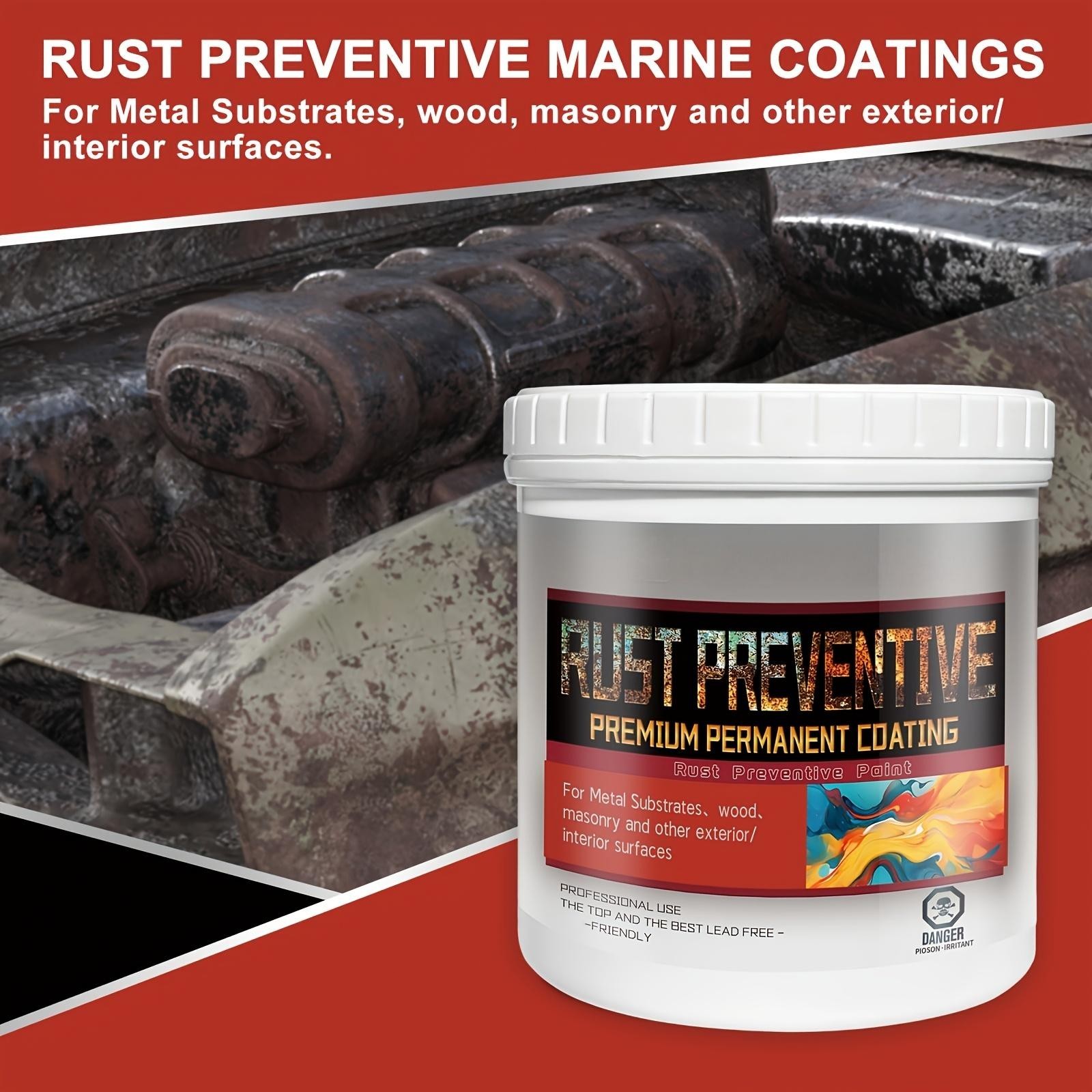 Water-based metallic paint,Anti-Rust Paint,Black 16 Fl Oz,Corrosion Permanently