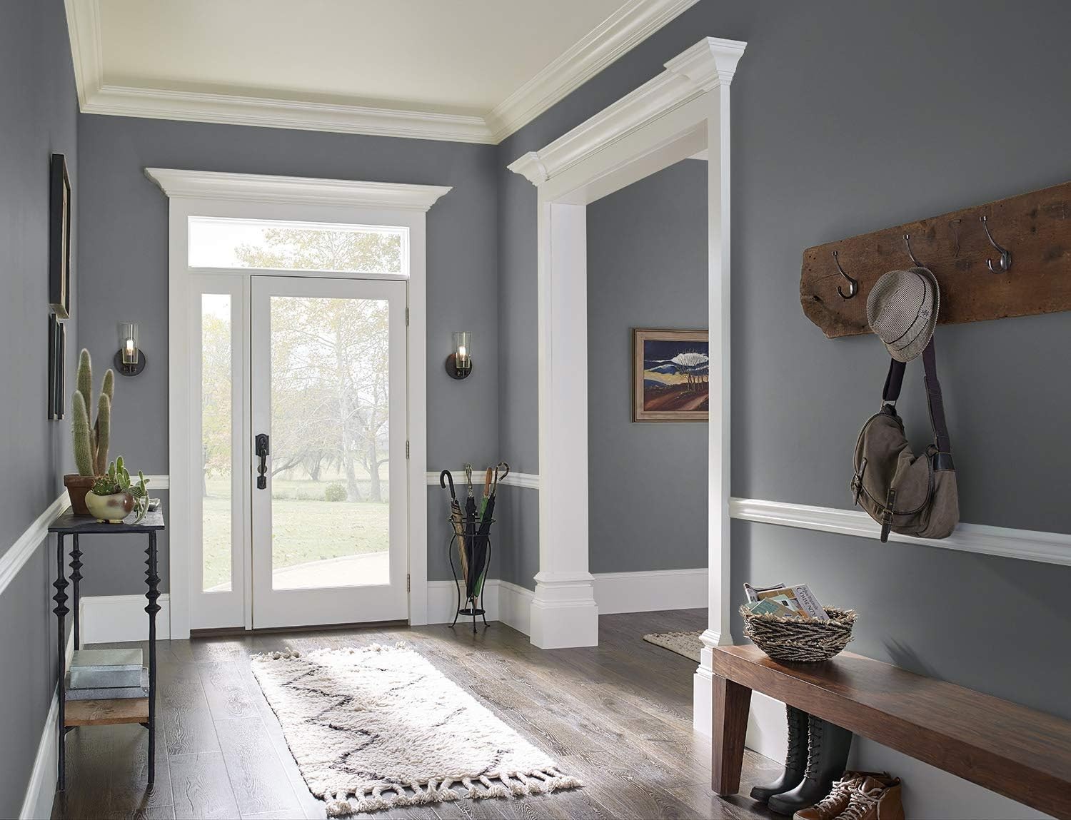 Versatile Motor Gray Paint & Primer in One – 128 Oz, Ideal for Multiple Surfaces