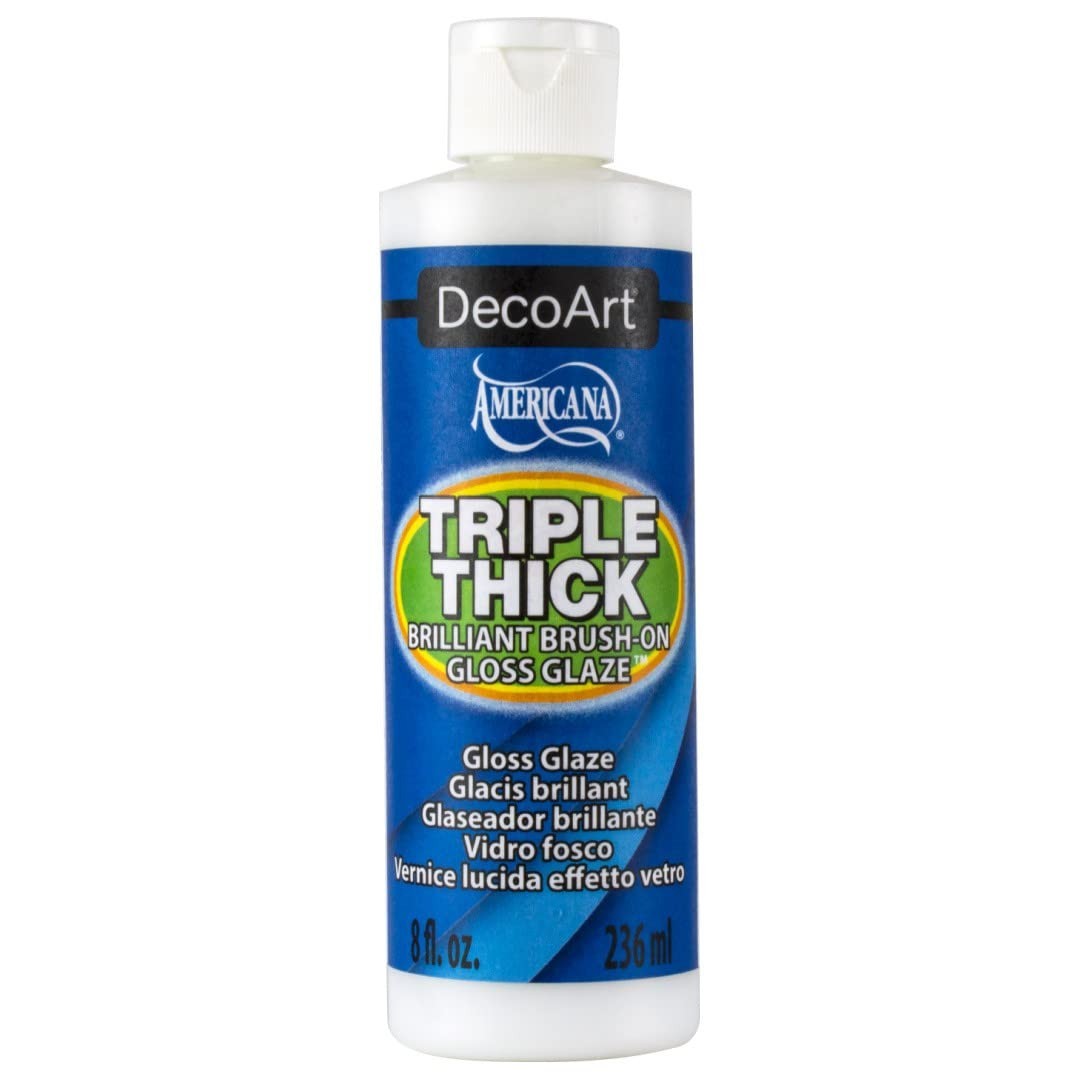 Smooth Application Non-Toxic Acrylic Paint, 8 Fl Oz – Glossy White Blue Hue