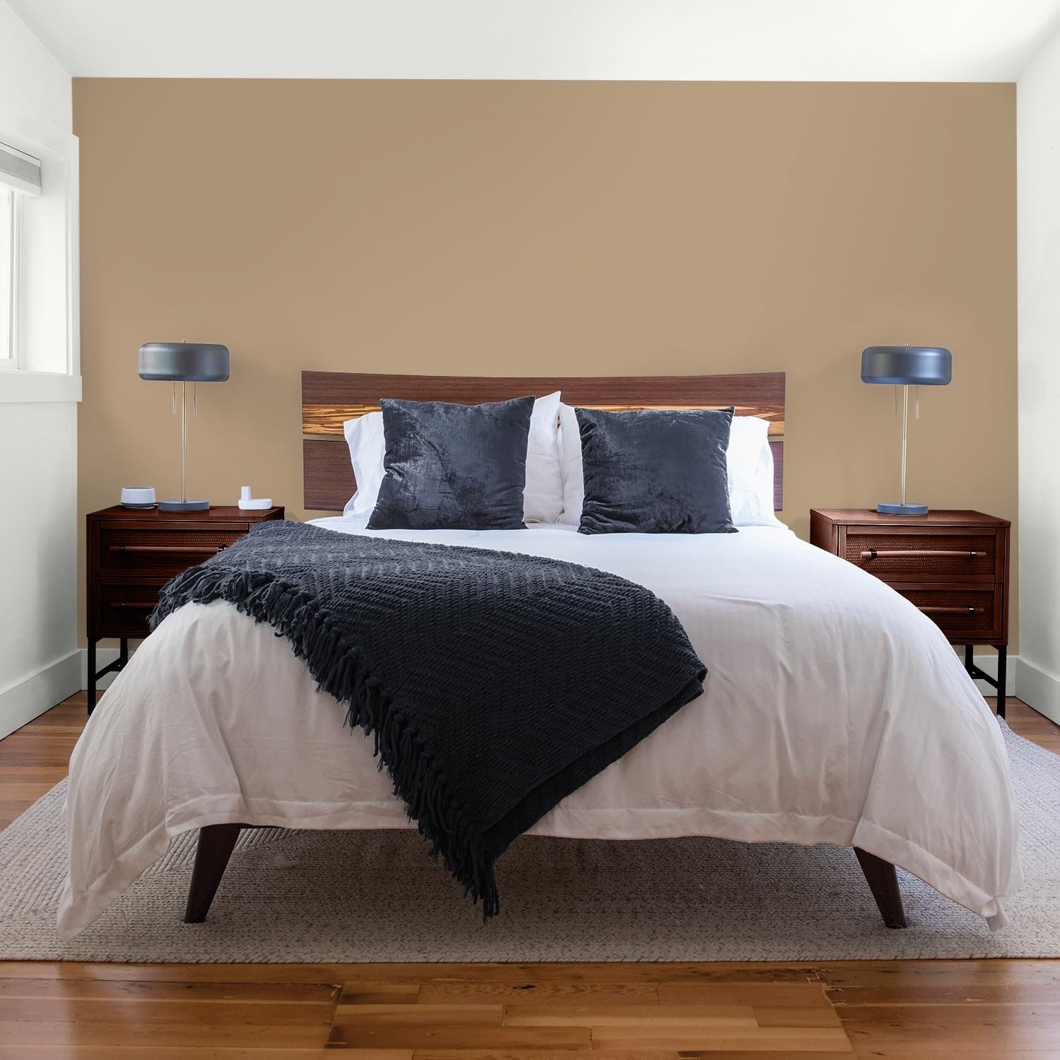 Glidden Interior Paint Premiumr Brown/Sauteed Mushroom One Coat Flat 1-Gallon