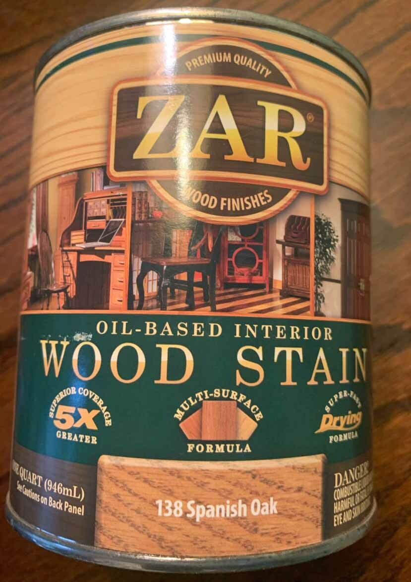 Zar Interior Stain, 138 SPANISH OAK, Quart