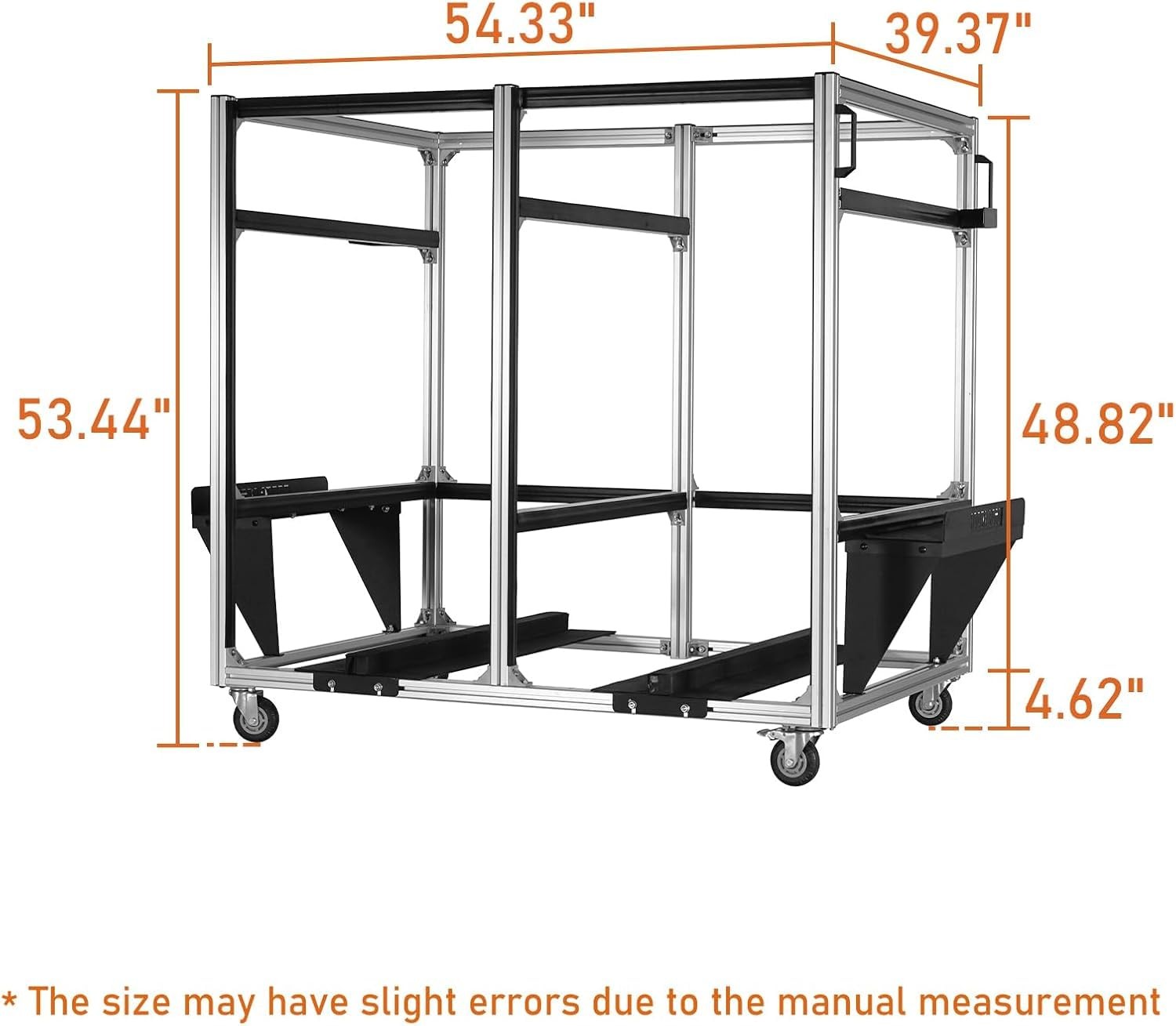 Doors Hardtop Holder Storage Rack Movable Cart for TJ JK JL JT Gladiator Bronco