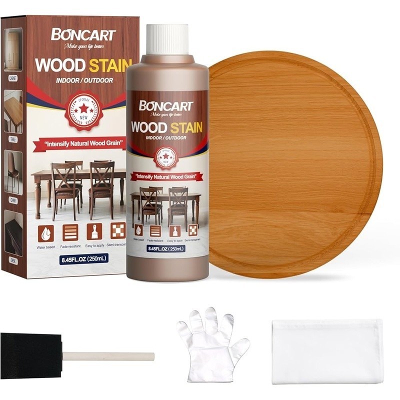 Water Based Wood Stain Long Lasting DIY Natural Finish Furniture Cabinets New