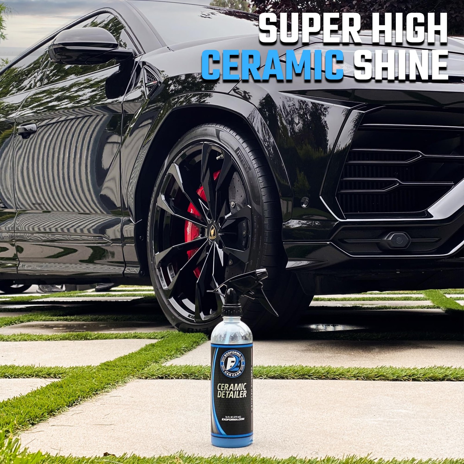 ExoForma Ceramic Detailer – SiO2 Spray Wax 16 Fl Oz (Pack of 1)