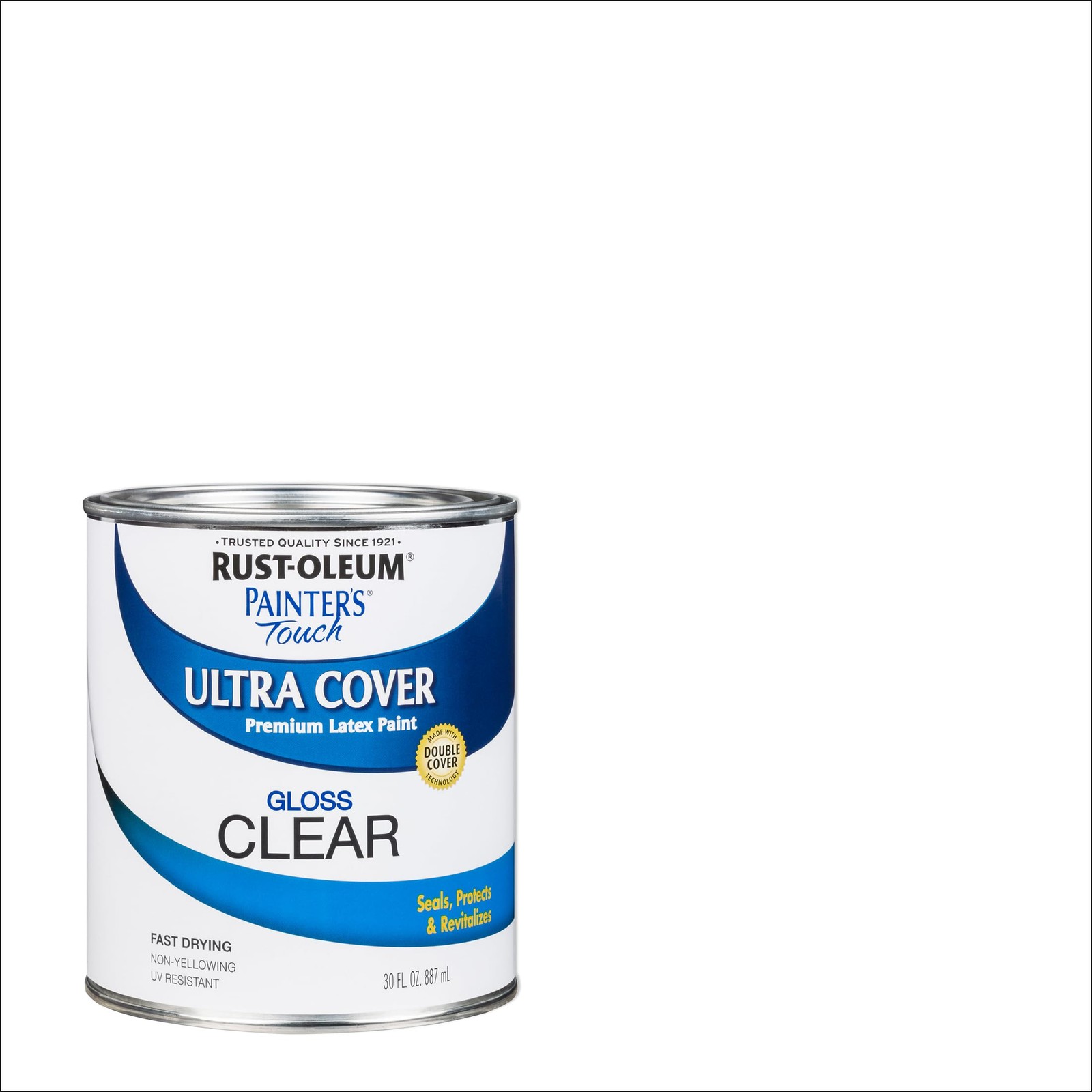 Rust-Oleum 242057 Painter’s Touch Latex Paint, Quart, Gloss Clear