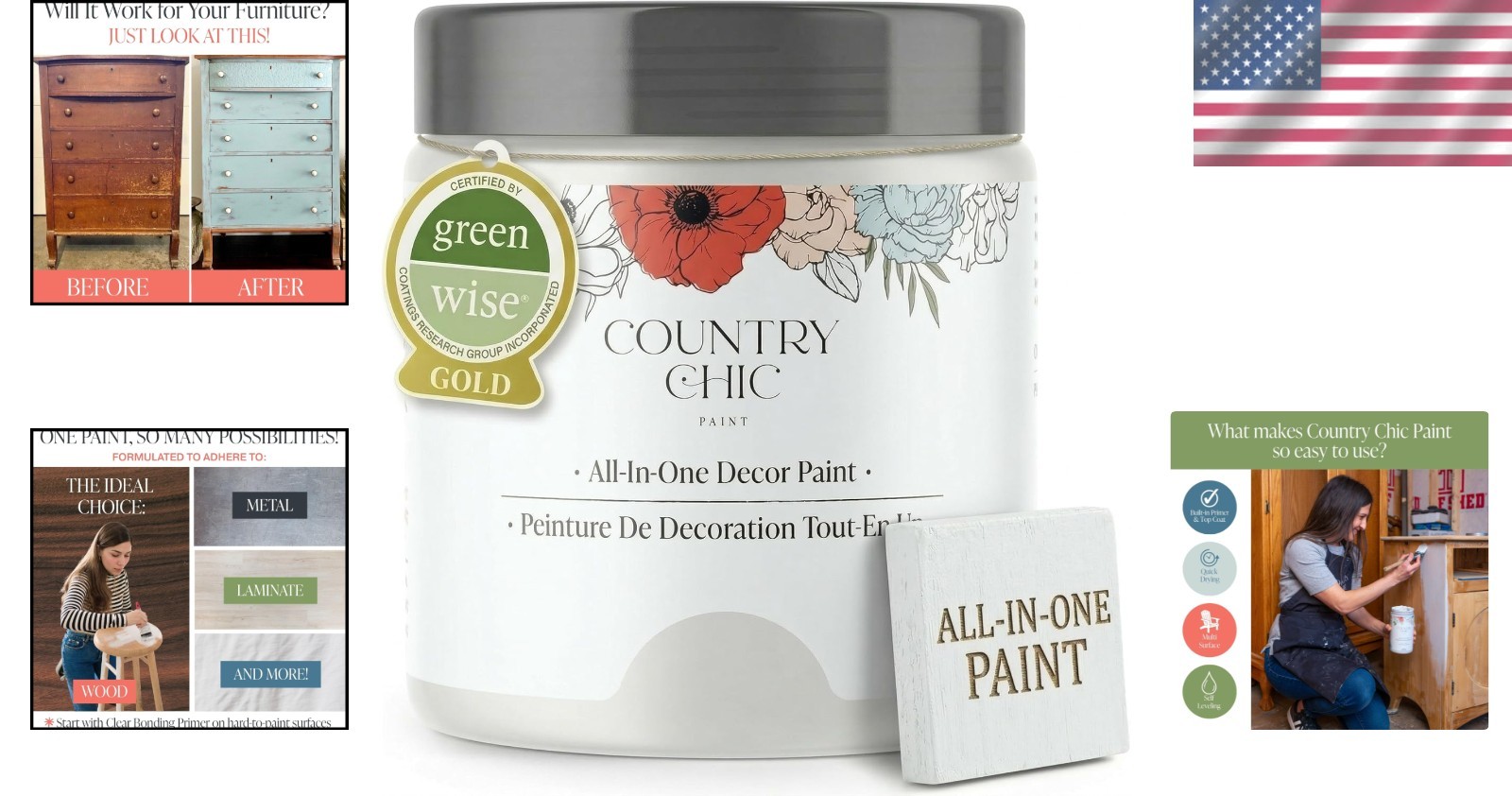 Transform Your Home with Eco-Friendly Chalk Paint – Simplicity White Pint 16oz