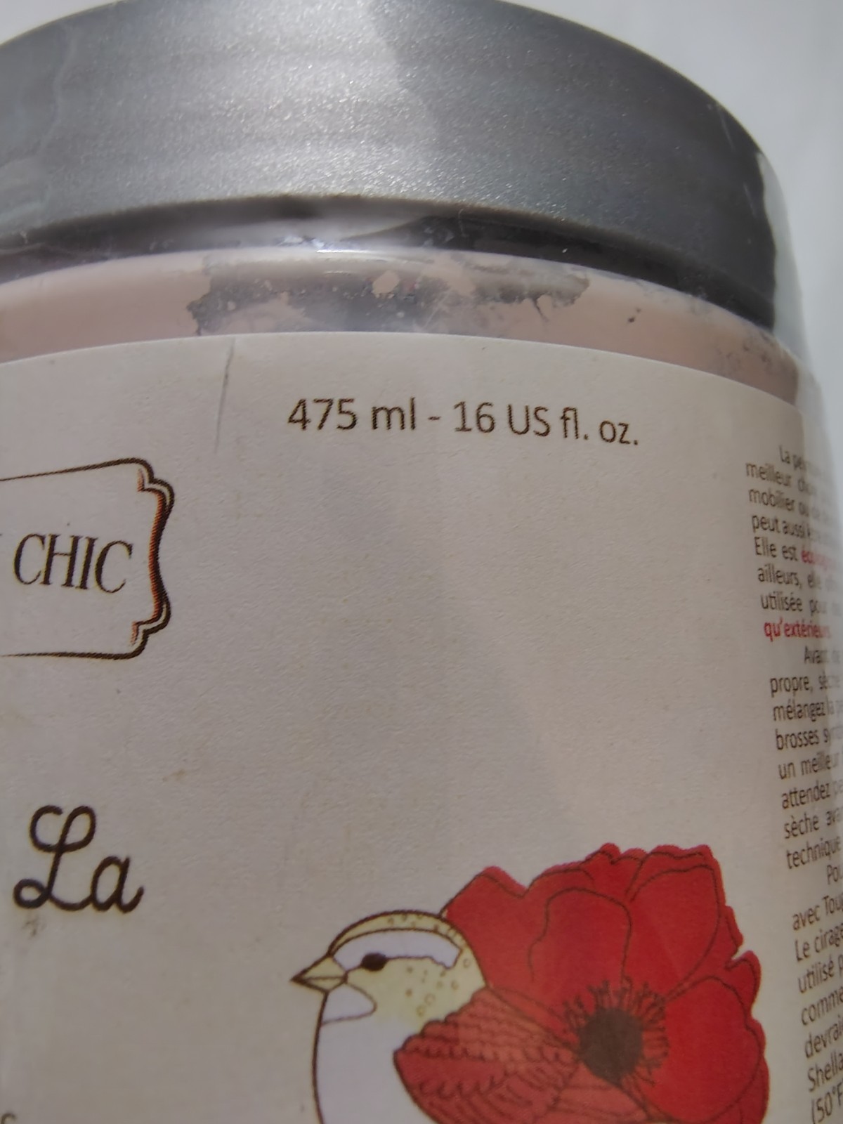 Country Chic Paint Ooh La La Light Pink Chalk Style All In One Decor Pint 16 oz
