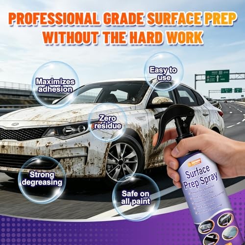 Surface Prep Spray Automotive – Surface Degreaser for Auto Paint Prep, Removes