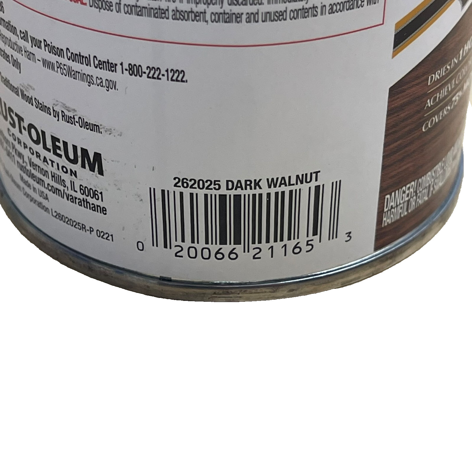 Varathane Premium Fast Dry Wood Stain Dark Walnut 8 fl oz Oil Based Half Pint