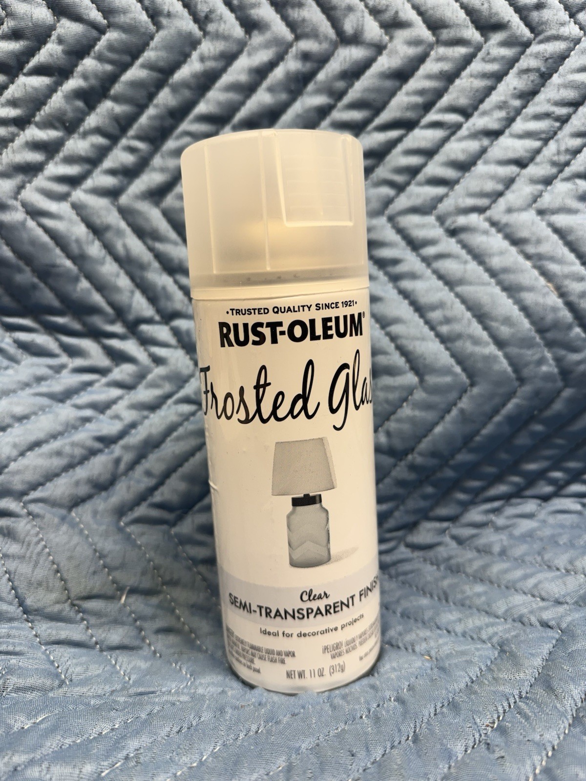 Rust-Oleum Specialty Gloss FROSTED GLASS Spray Paint 11 oz Privacy Décor Etched