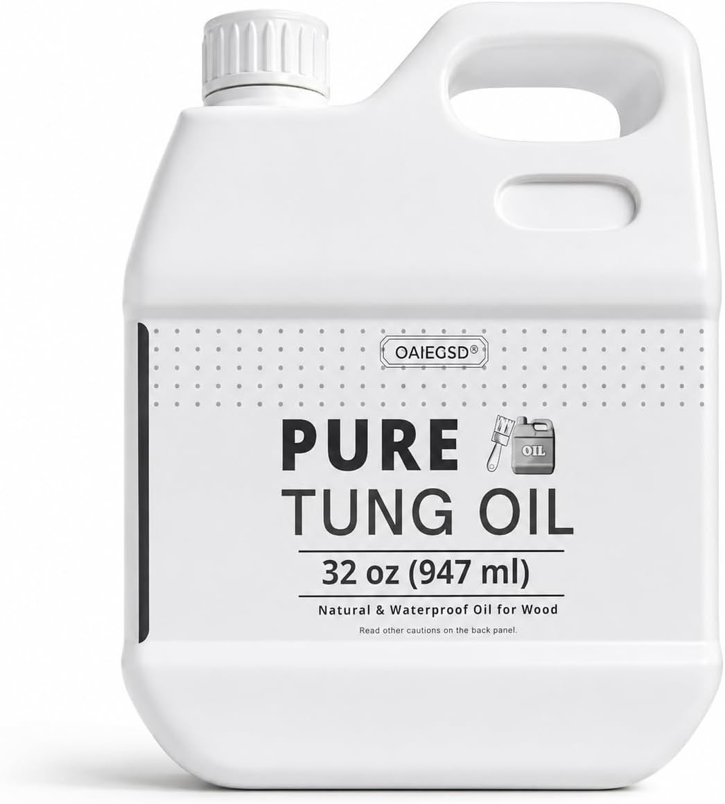 Tung Oil – Biodegradable – All Natural -Premium Wood Finishing Oil – 32 oz