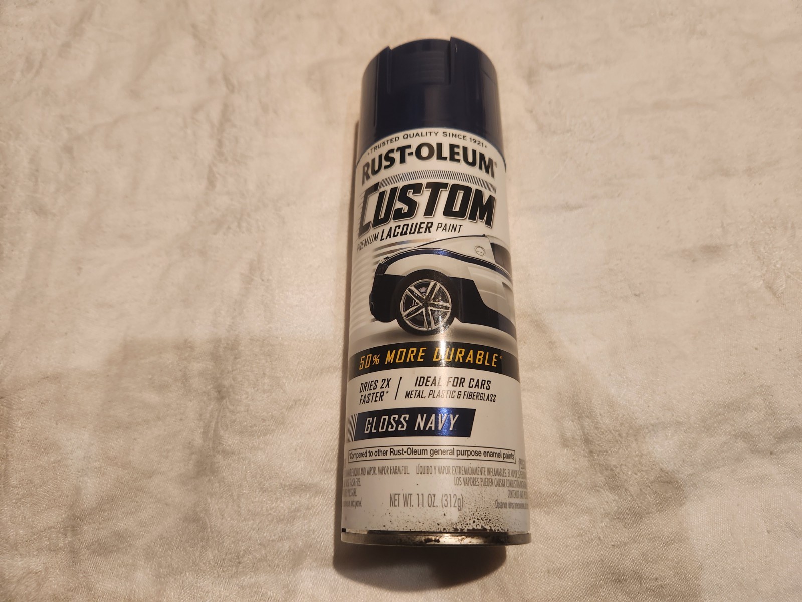 Rust Oleum Automotive Premium Custom Lacquer Spray Paint Gloss Navy 363513