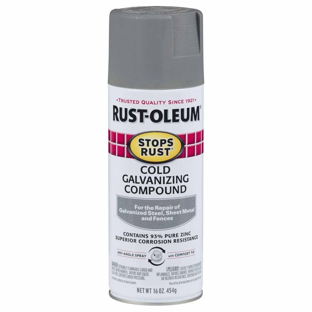 Rust-Oleum 7785830 Stops Rust Cold Galvanizing Compound Spray 16 oz Gray