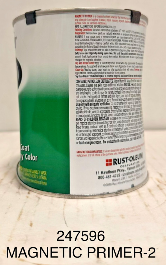 Rust-Oleum 247596 Magnetic Primer 30oz DENTED CAN